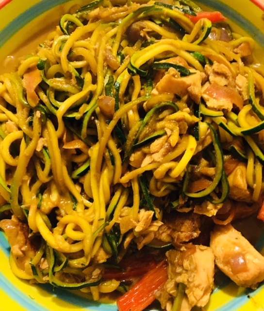 zucchini noodles thai